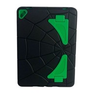 NIKCORP Preklopna futrola sa stalkom za iPad 10,2" (2019/2020/2021) uzorak paukove mreže, crna